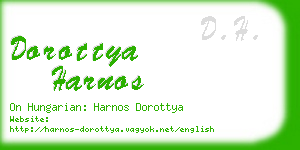 dorottya harnos business card